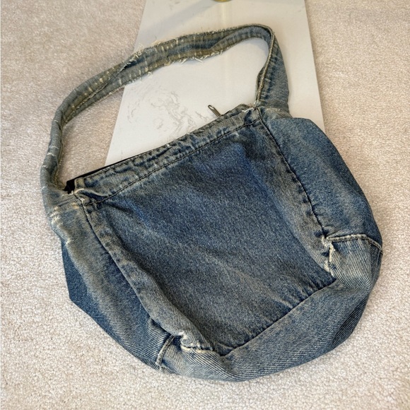 Mini Denim Shoulder Bag - Picture 4 of 8